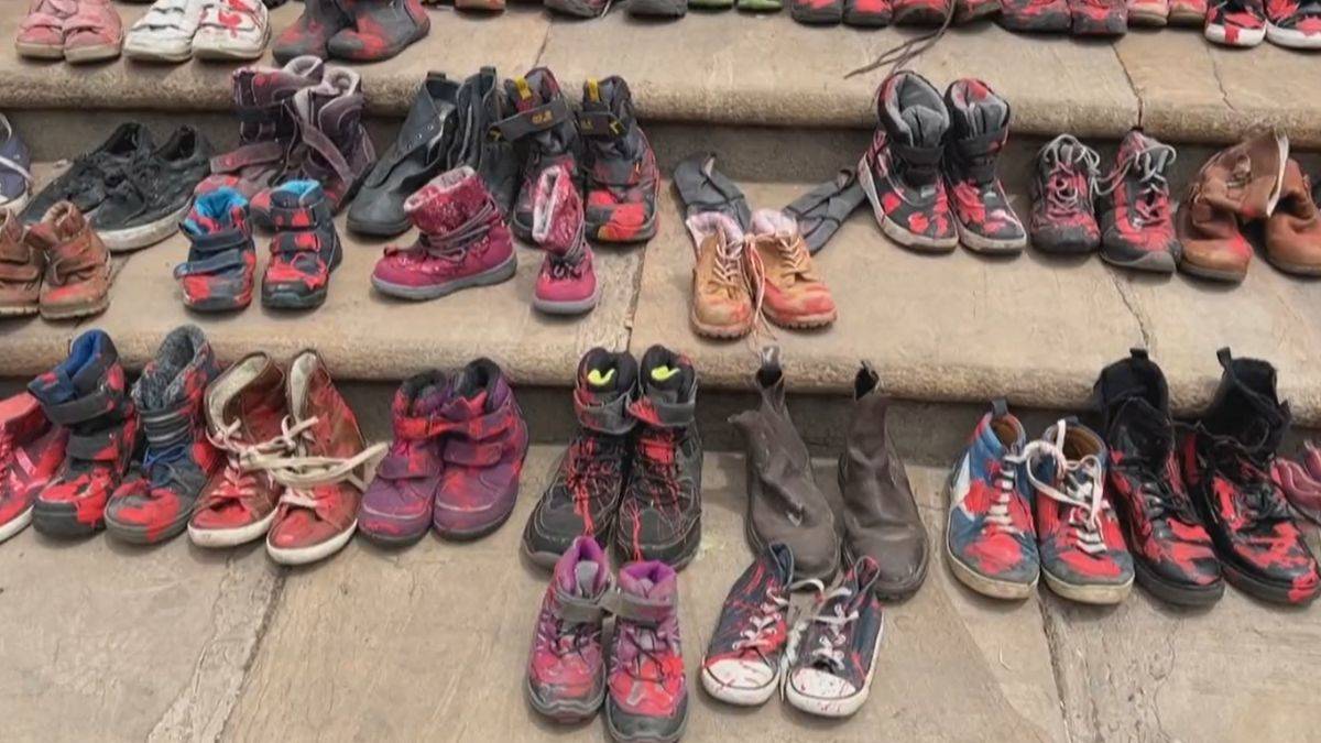 Şili'de Filistinlilere destek gösterisi