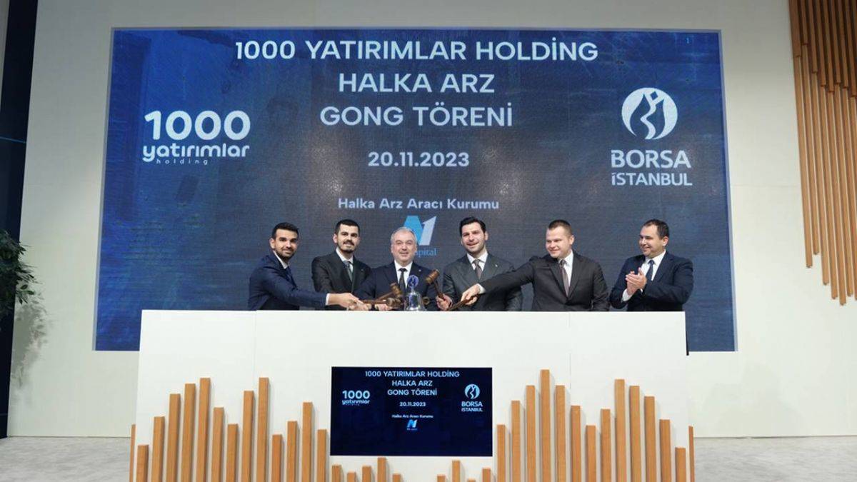 1000 Yatırımlar Holding işlem görmeye başladı: Yüzde 10 primlendi