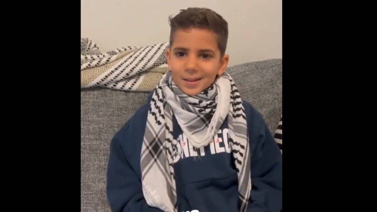 Öğretmenine Filistin'in haritadaki yerini öğretti