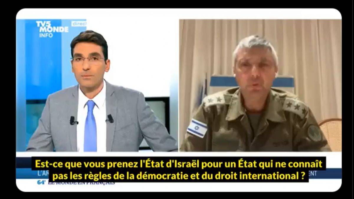 İsrail ordu sözcüsü 'hastane' sorusuna cevap veremedi, yayından alındı