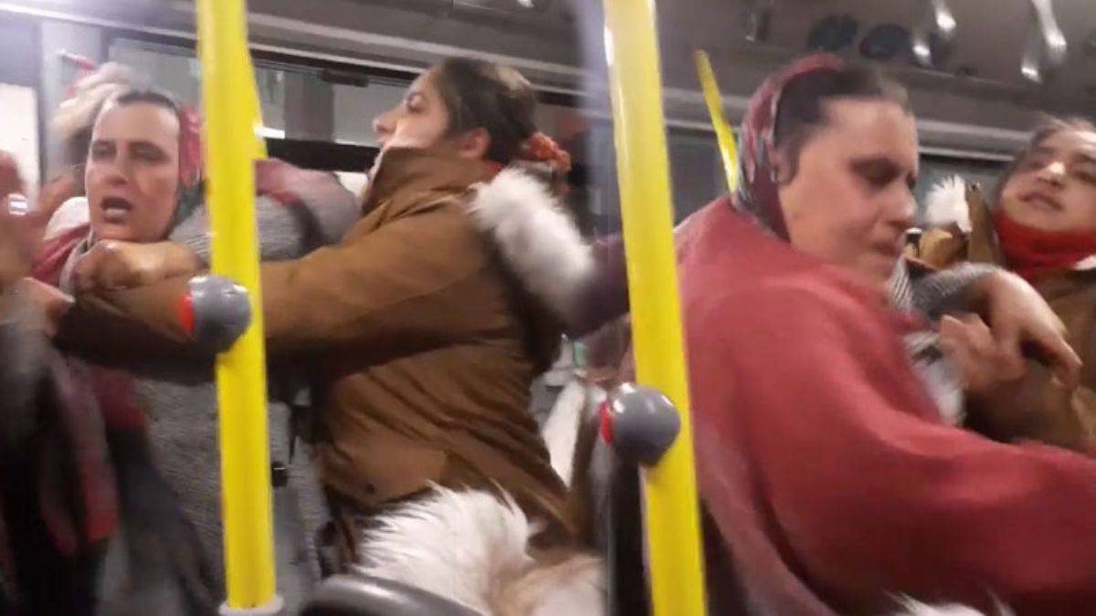 Belediye otobüsünde 'Sen şoföre karışamazsın' kavgası