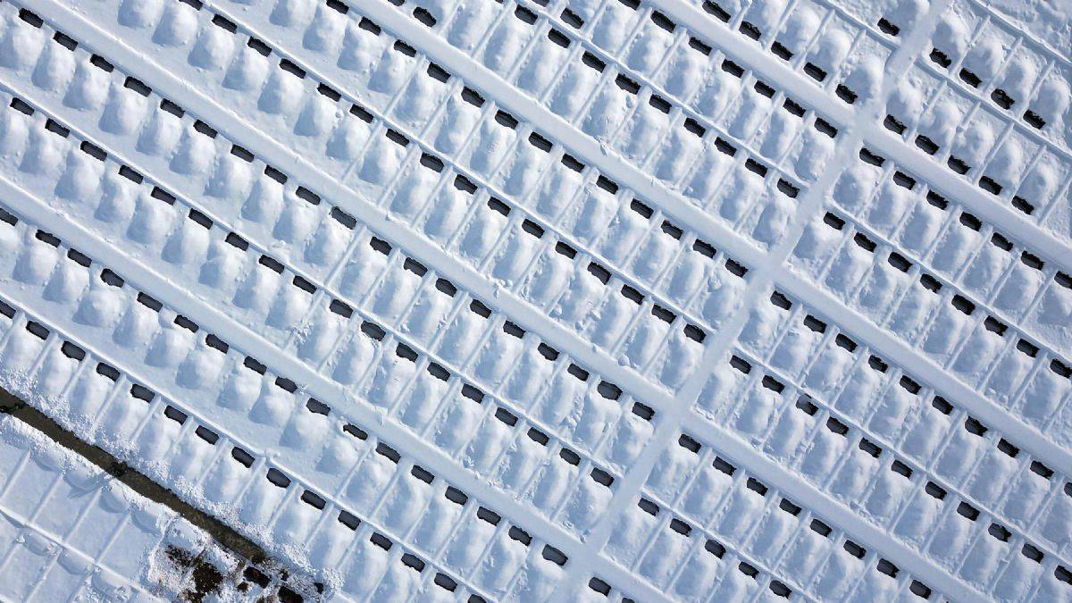 Erzurum'da kışlık bin mezar kazıldı