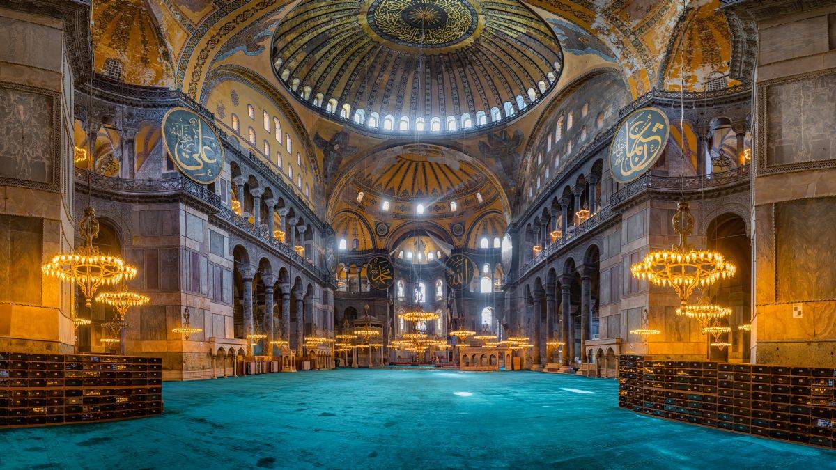 Ayasofya'dan detaylar fotoğraf karelerine yansıdı