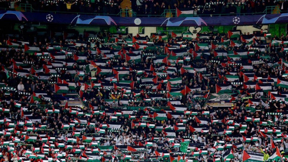 Filistin'e 'asla yalnız yürümeyeceksin!' diye seslenmişlerdi; Celtic'e para cezası