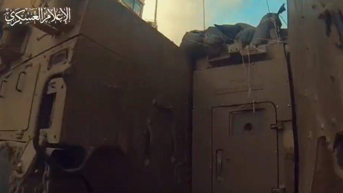 Kassam'dan 'sıfır mesafe' imha görüntüleri