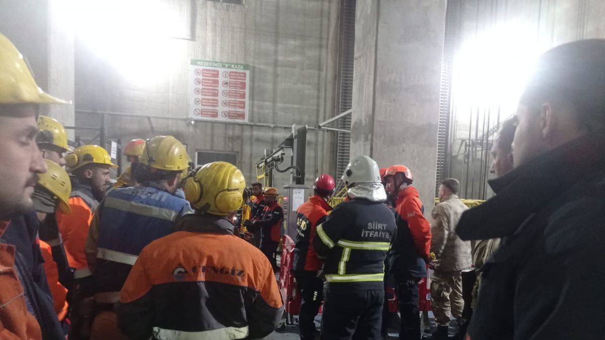 Siirt'te maden ocağında göçük: 3 ölü, 2 yaralı