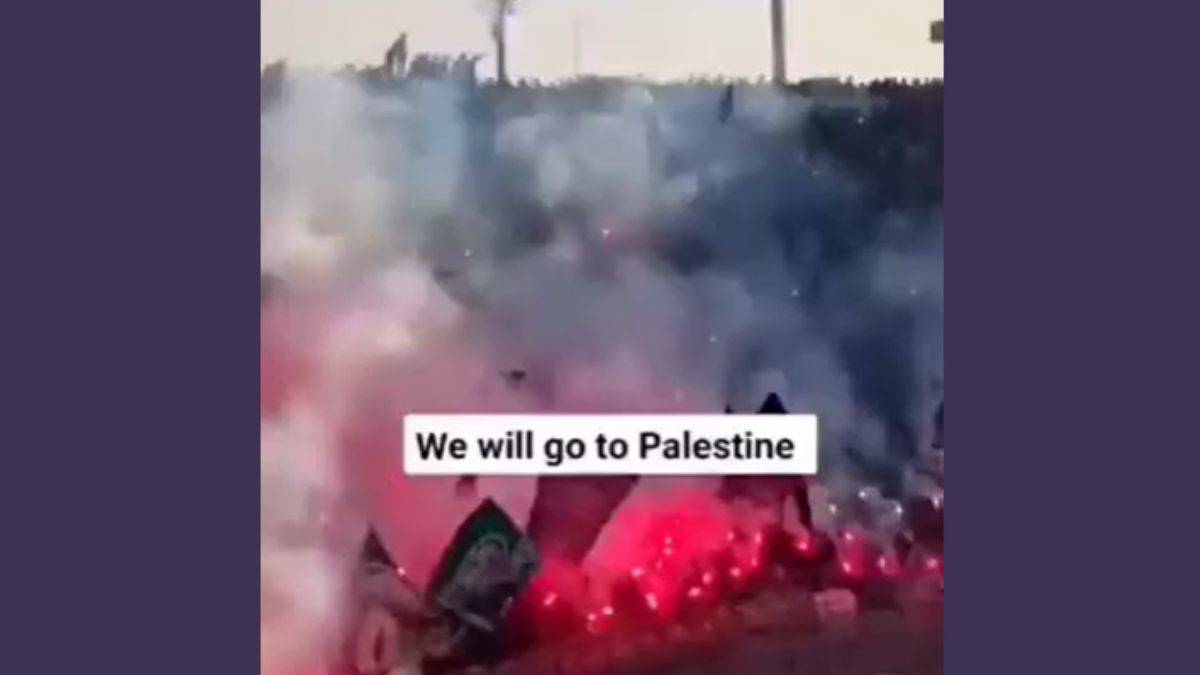 'Futbol izlemek istemiyoruz, Filistin'e gitmek istiyoruz'