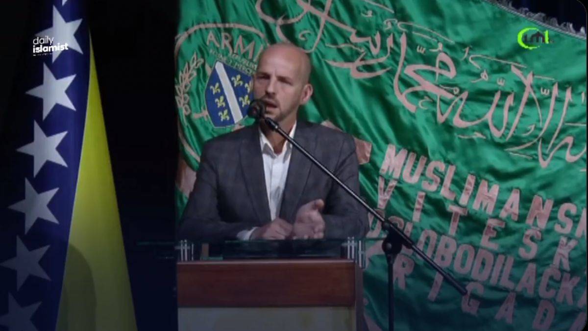 Bosnalı komutan Filistin deyince herkes ayağa kalktı