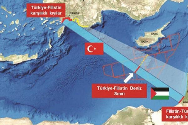 Türkiye ile Filistin arasında ''deniz yetki alanı anlaşması'' önerisi
