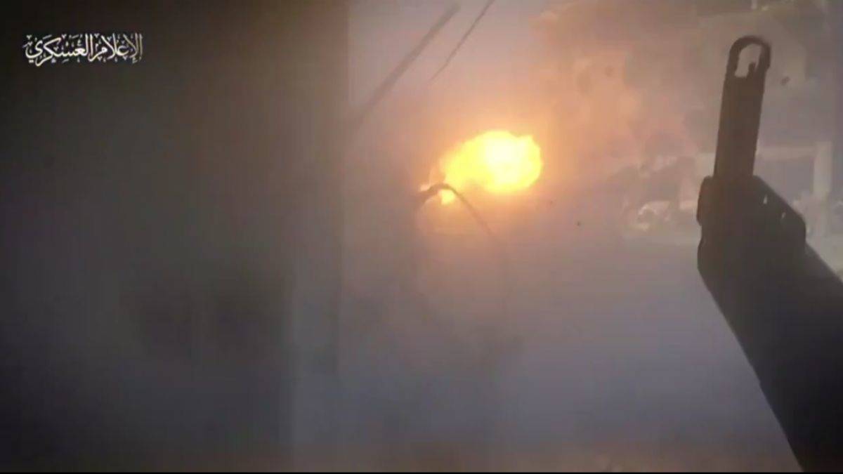 Kassam'dan peş peşe imha görüntüleri