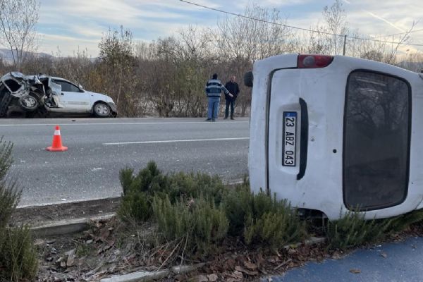 Elazığ'da kaza! 5 kişi yaralandı