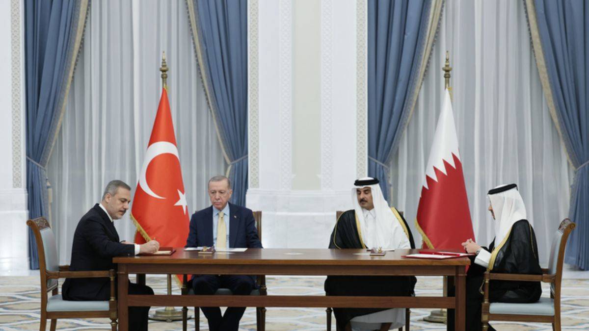 Türkiye-Katar arasında ortak bildiri ve 12 anlaşma