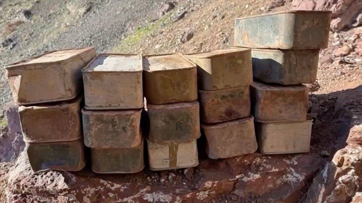 PKK'nın 800 doçka mühimmatı ele geçirildi