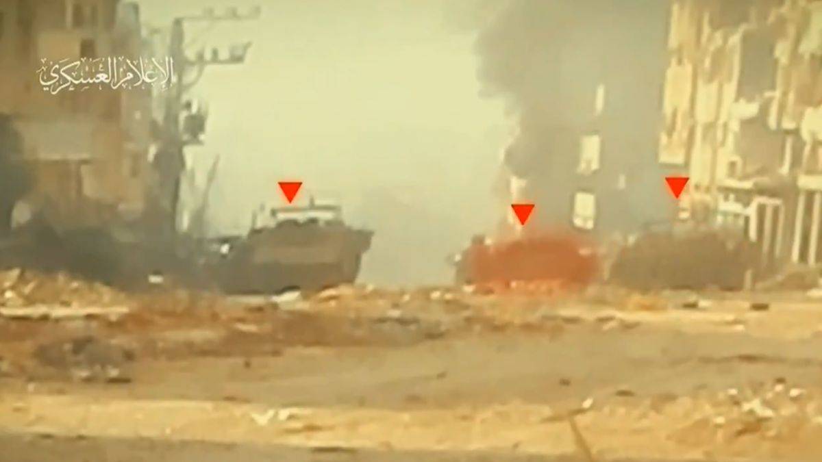 Kassam'dan '3'ü bir arada' tank avı