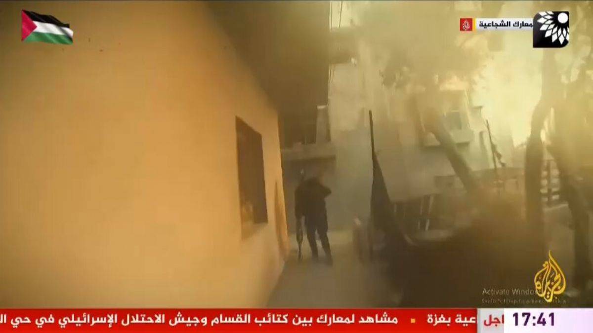 Hamaslı mücahitler İsrail tanklarını vuruyor