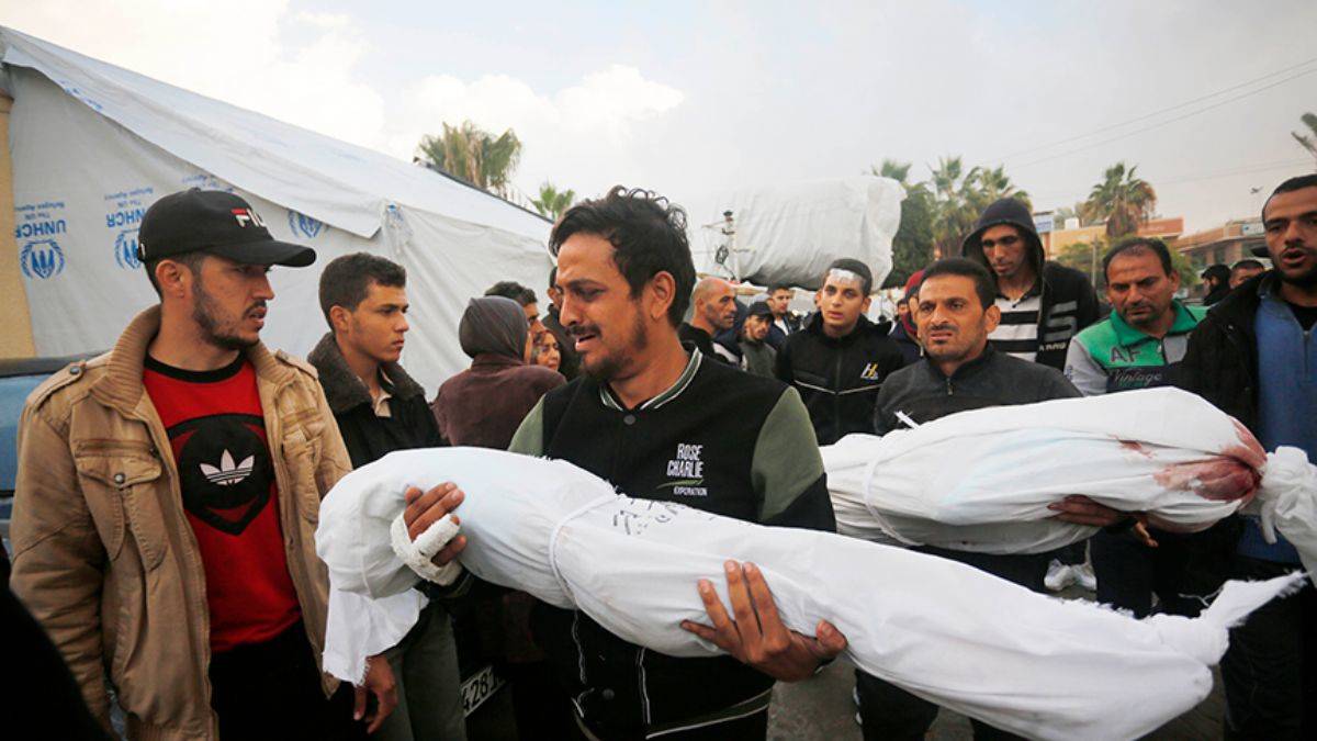 Fotoğraflarla Filistin'de katliam gecesinin sabahı!