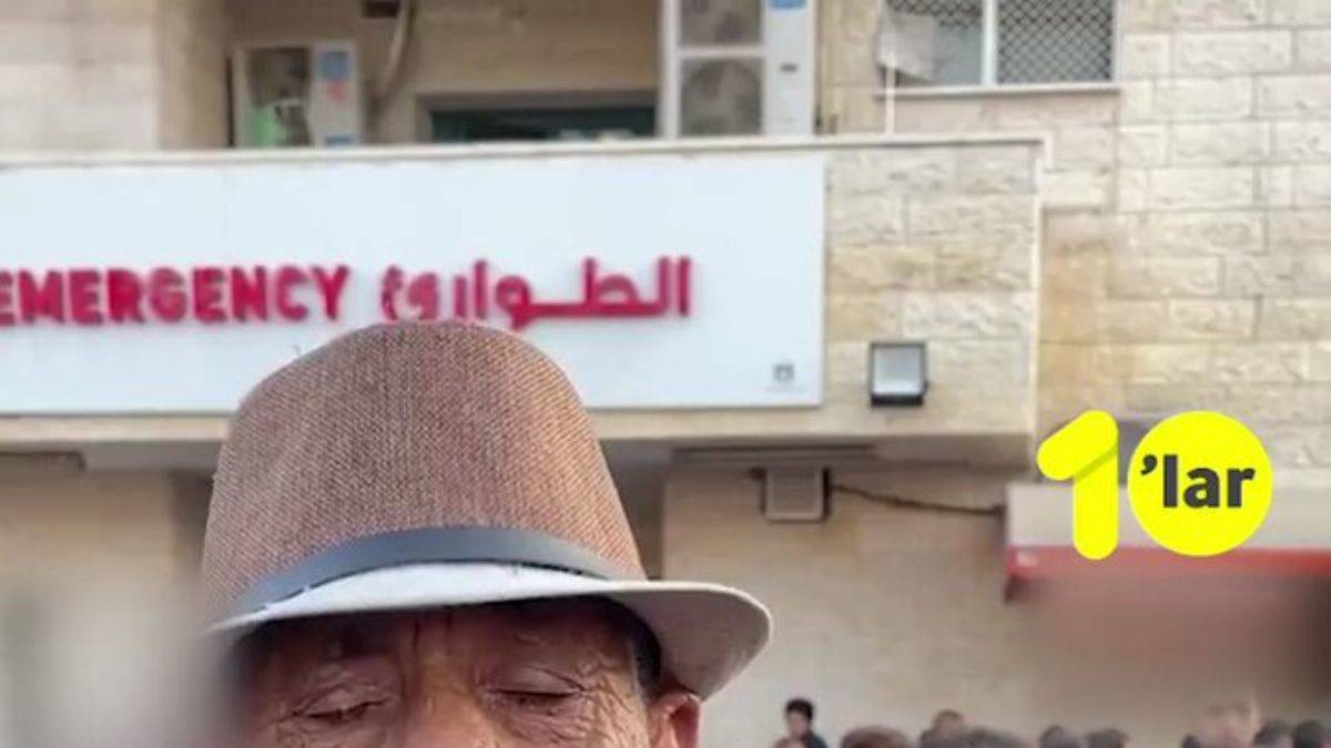 Gazzeli yaşlı adam isyan etti: Benim halkım İsrail'e ne yaptı?