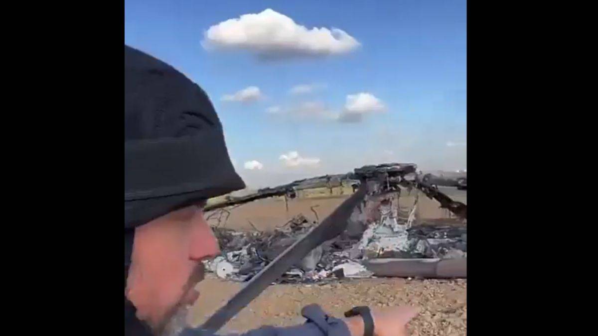 İsrail'e ait düşen helikopter ortaya çıktı