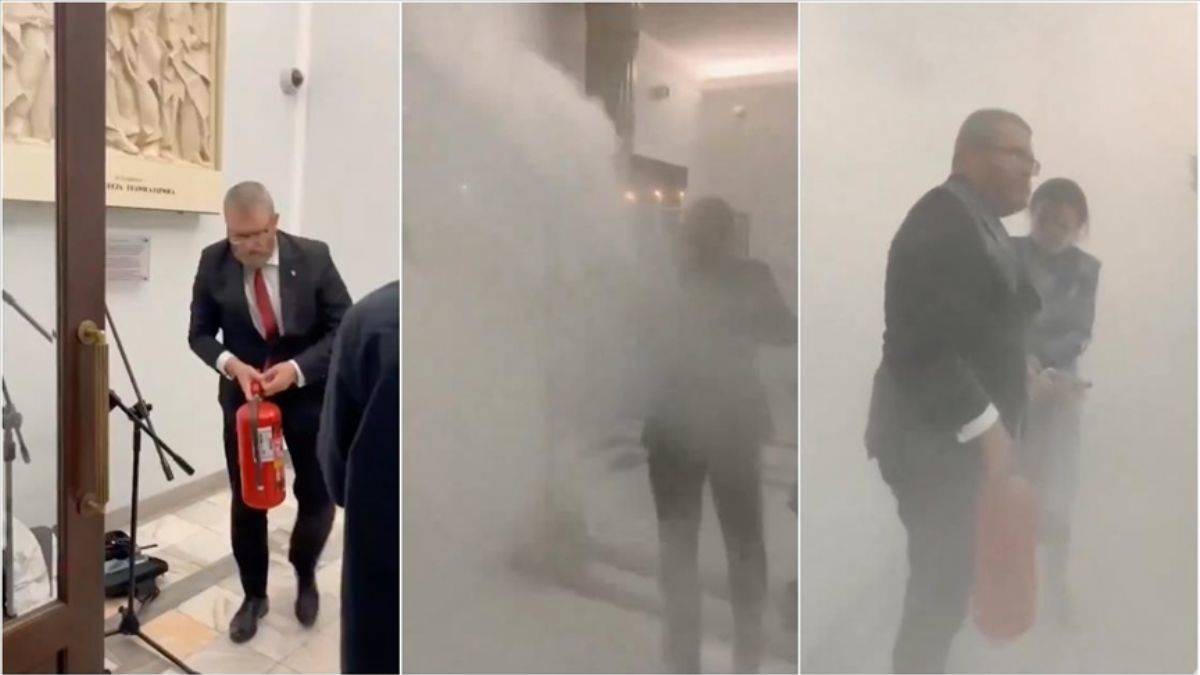 Polonya Meclisi'nde Yahudi bayramına baskın