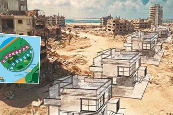 Enkaza dönen Gazze'de konut projesini devreye soktular!