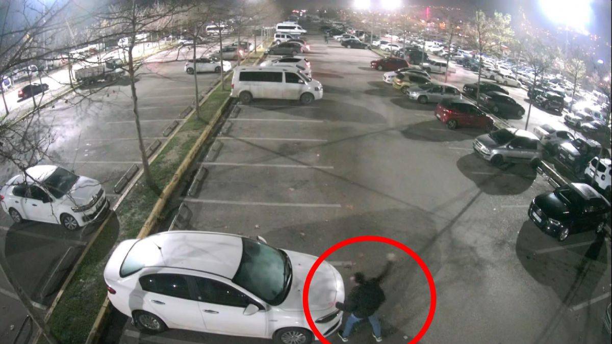 35 aracın camlarını kıran şüpheli yakalandı