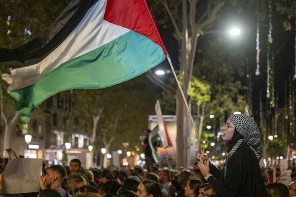 Fas'ta Filistin'e destek gösterileri düzenlendi