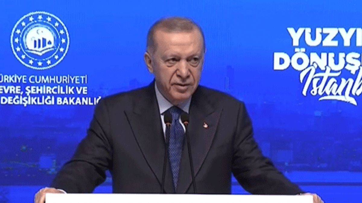 Erdoğan: Hedefimiz İstanbul'da 1,5 milyon riskli yapıyı dönüştürmektir