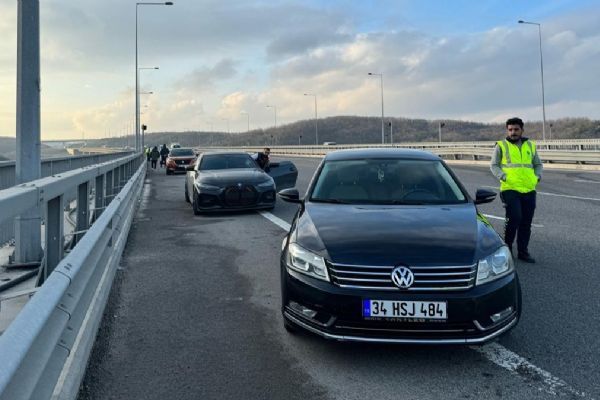 Kuzey Marmara Otoyolu'nda zincirleme trafik kazası
