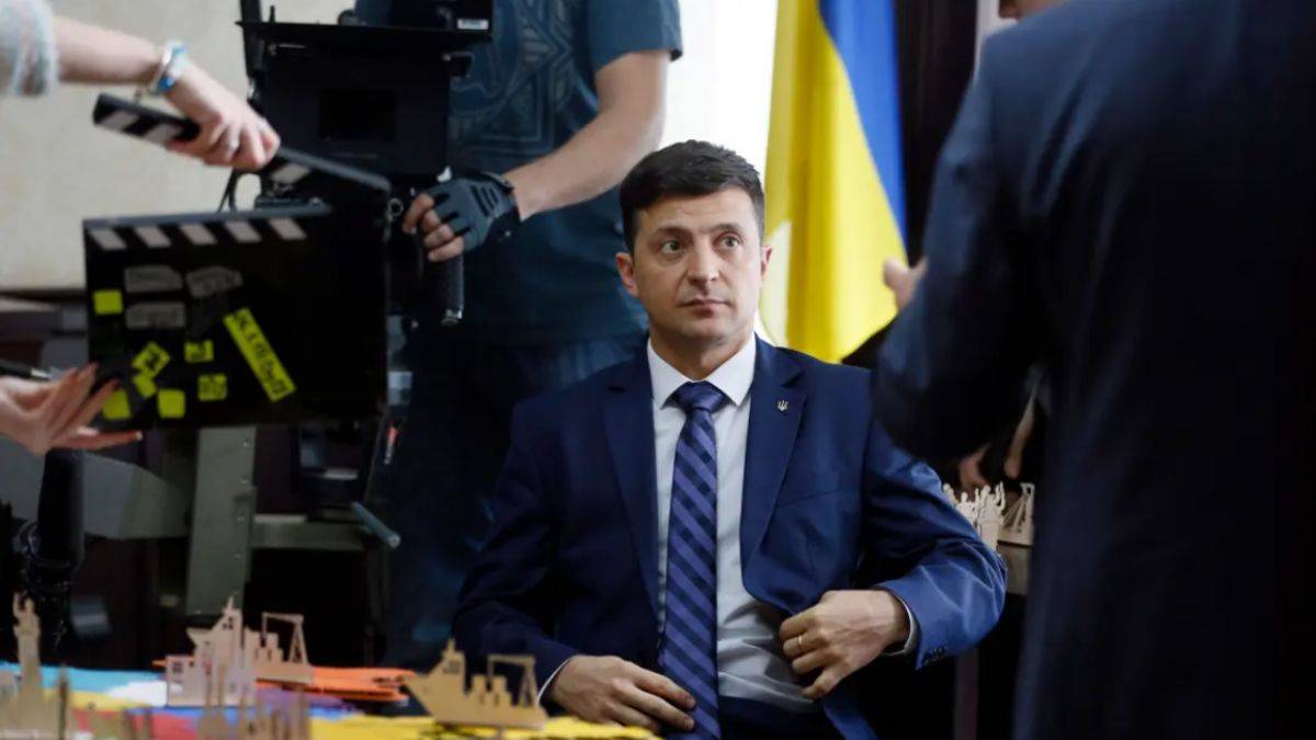 Zelensky'nin geldiği yer