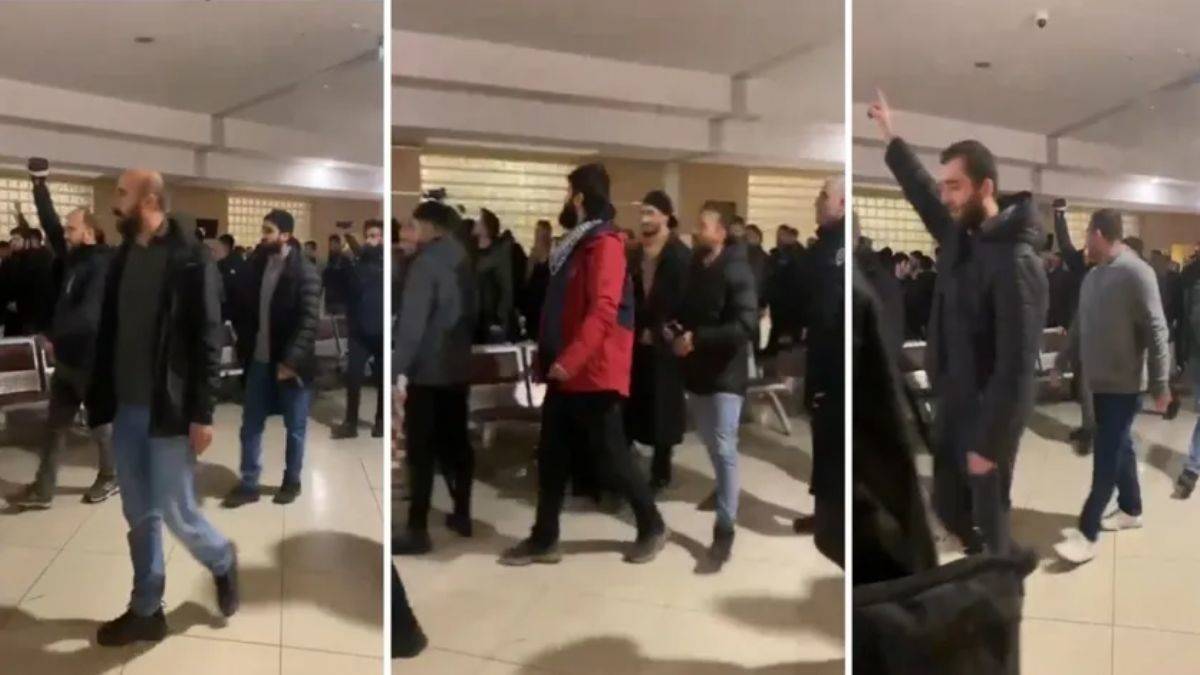 Adliye koridorlarında 'yaşasın şeriat' sloganları