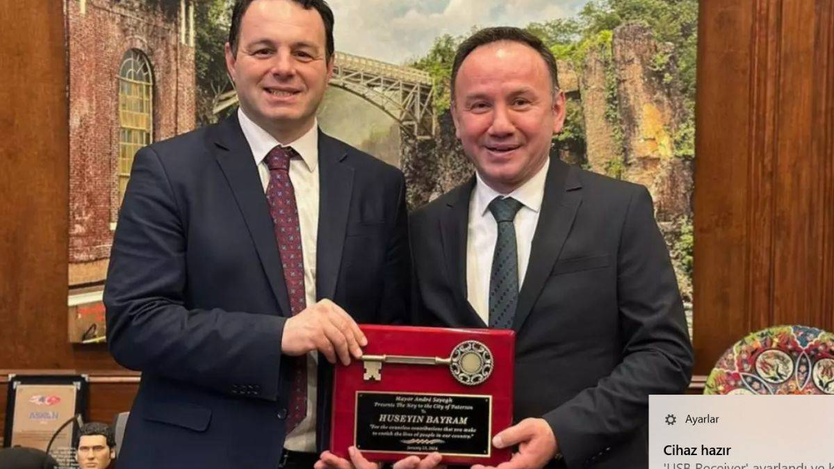 ''Şehrin anahtarı'' ilk defa bir Türk'e verildi