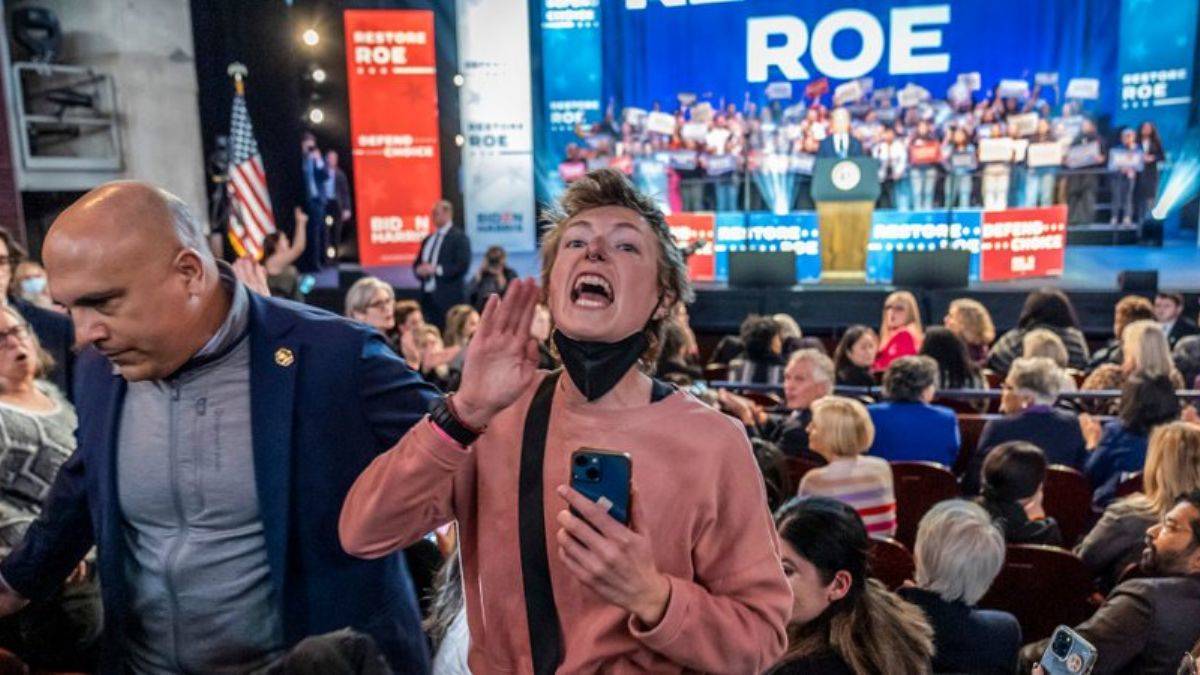 Biden'a Filistin protestosu: Soykırımcı Joe, ellerin kanlı