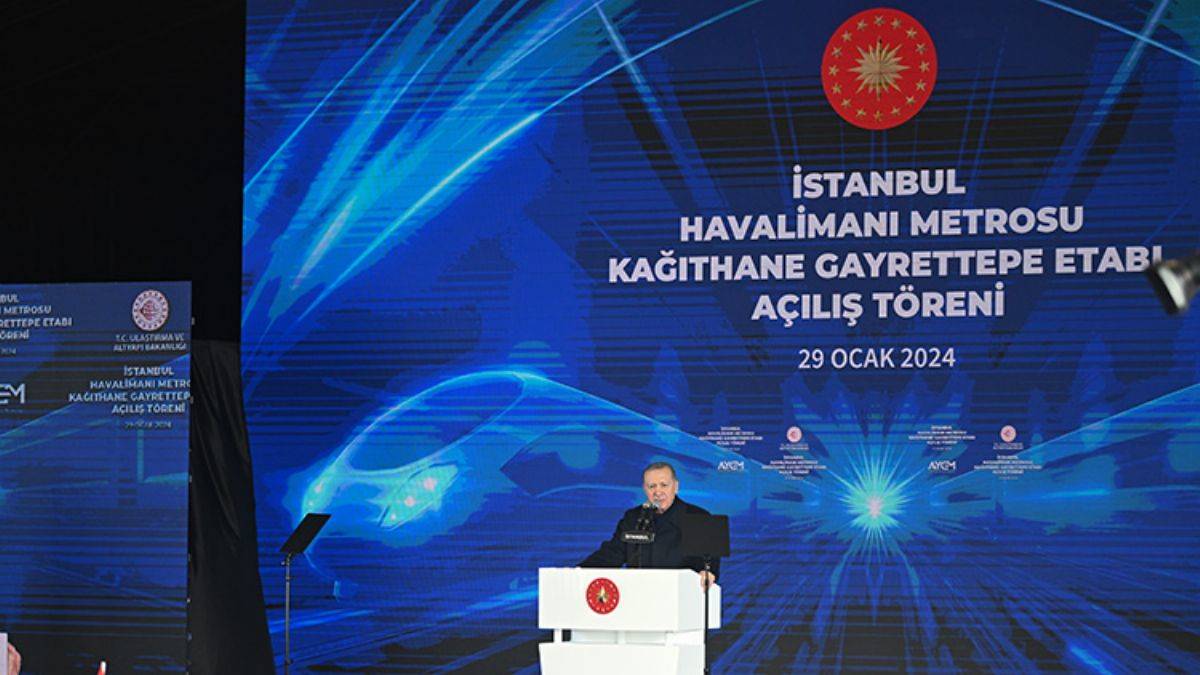 Gayrettepe-Kağıthane Metro Hattı hizmete girdi