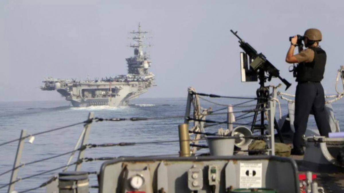 Ortalık alevleniyor! ABD savaş gemisi vuruldu