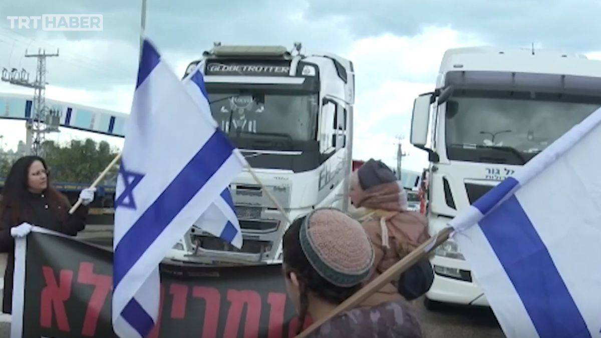 İşgalci Yahudiler, Gazze'ye gönderilen yardımlara böyle engel oldu