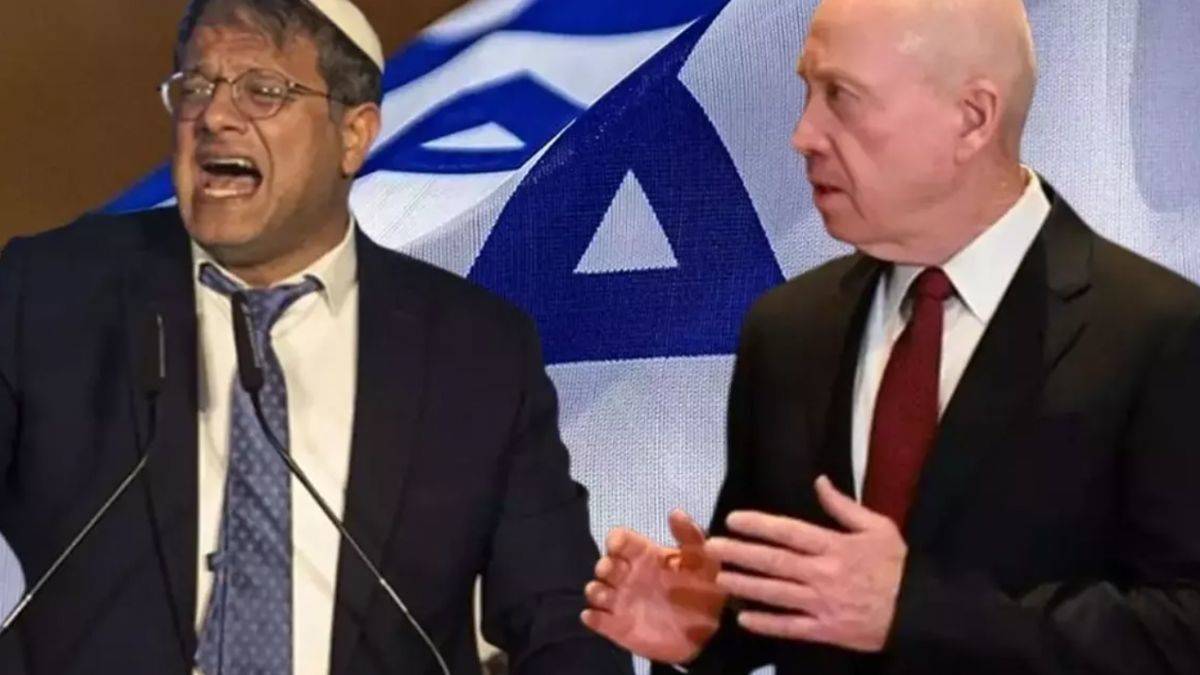 Soykırımcı İsrail'de bakanlar kavgası: Yetki tartışmaları suçlamalara döndü