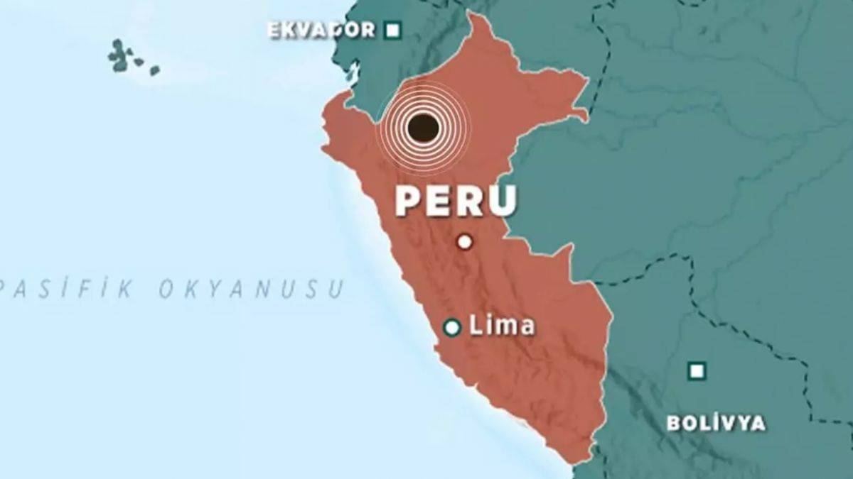 Peru'da 5,4 büyüklüğünde deprem