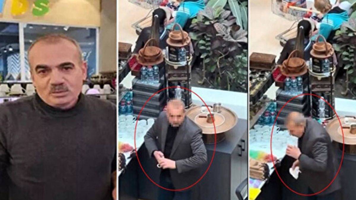 Fincanları tükürükle temizleyen işletmeci bakın kendini nasıl savundu