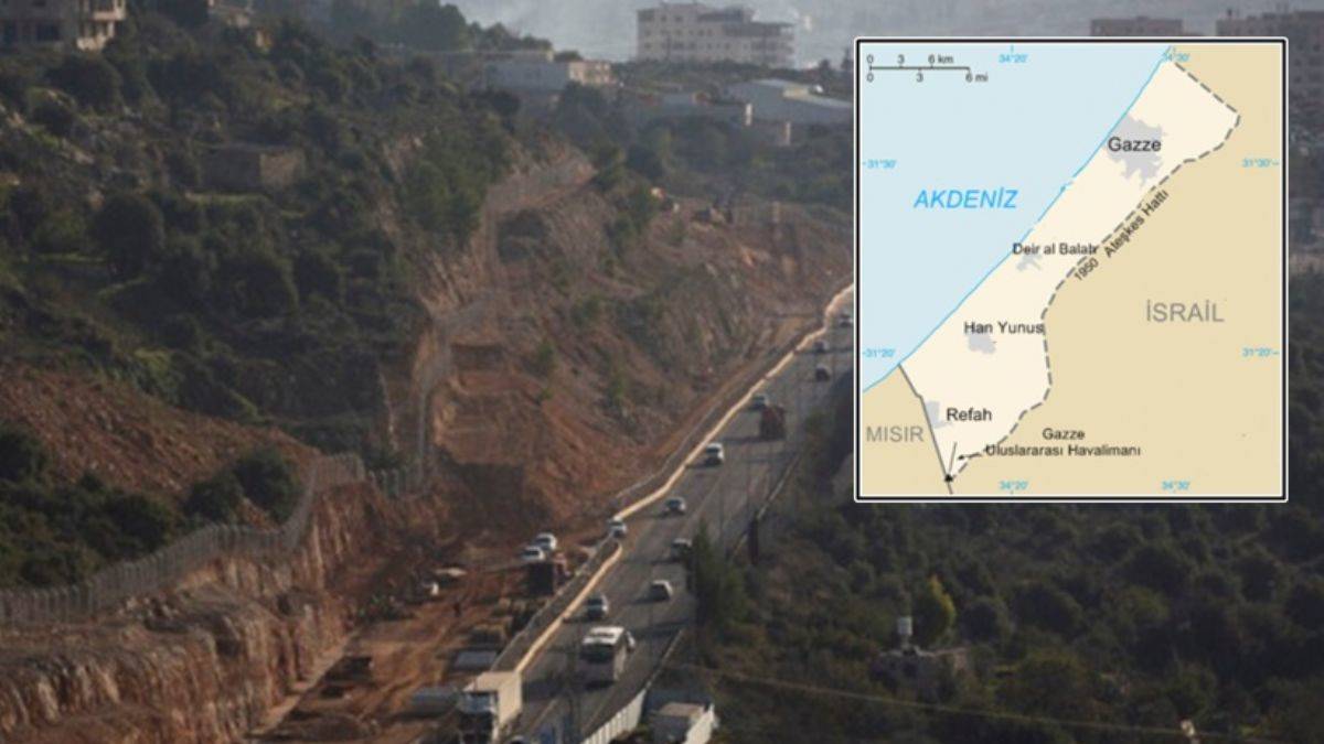 İsrail Gazze'yi enlemesine kesecek