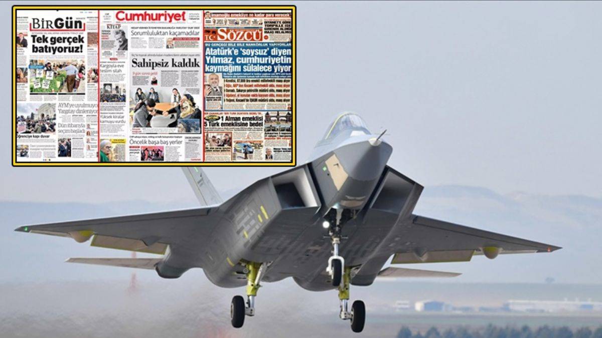 Bunlar Türkiye'ye muhalif: KAAN uçtu, onlar üç maymunu oynadı