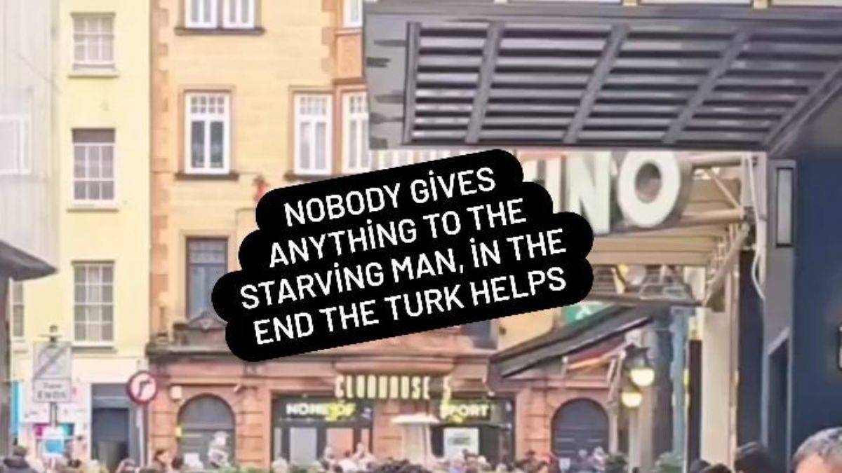 Aç kalan adama kimse yardım etmiyor!