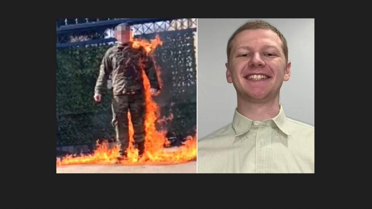 İsrail soykırımını protesto için kendini yakan asker dünya gündeminde