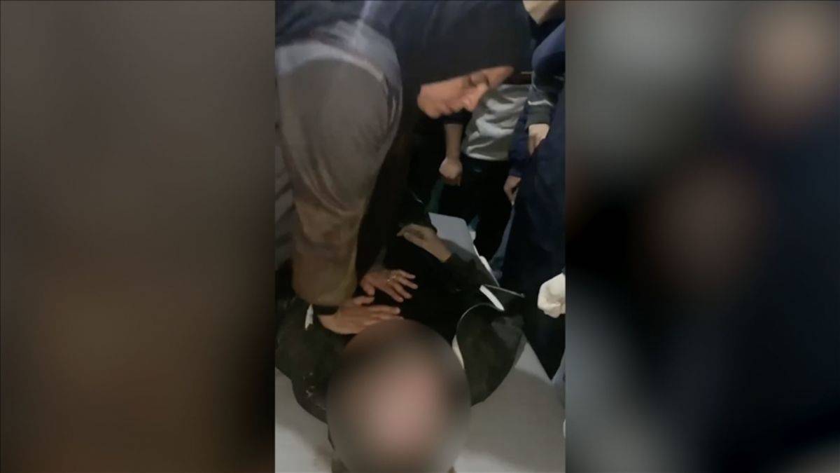 Gazze'den acı görüntüler; 'Hayır Sami, beni bırakma sevgilim'