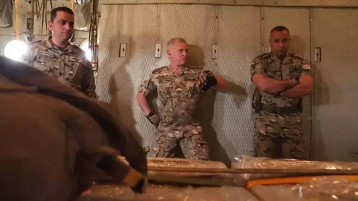 Kral Abdullah, Gazze'ye havadan yardım operasyonunda