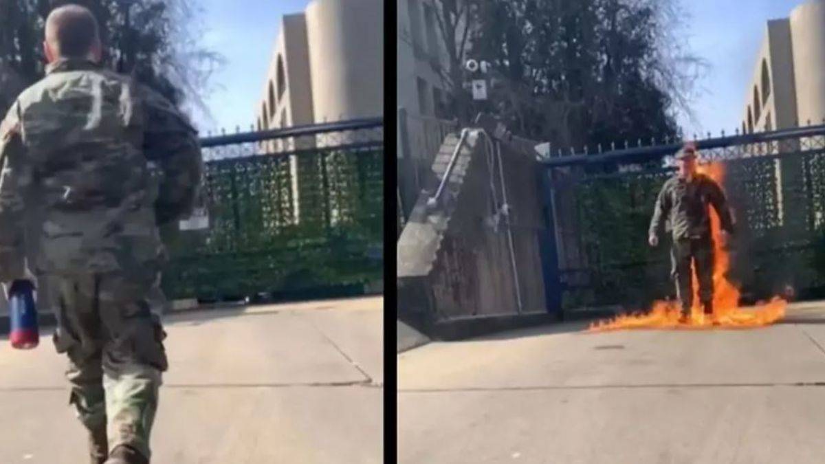 Gazze için kendisini ateşe veren ABD'li askerin vasiyeti ortaya çıktı! Filistin'e bağışladı