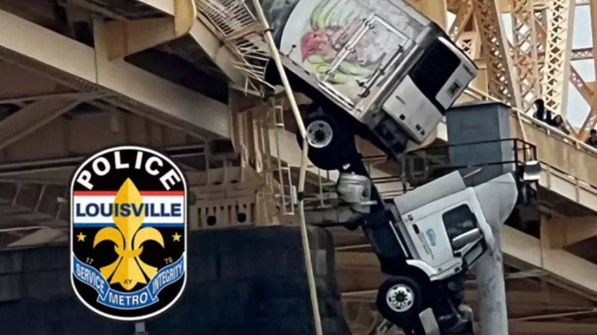 Köprüde asılı kalan TIR şoförünü kurtarma operasyonu