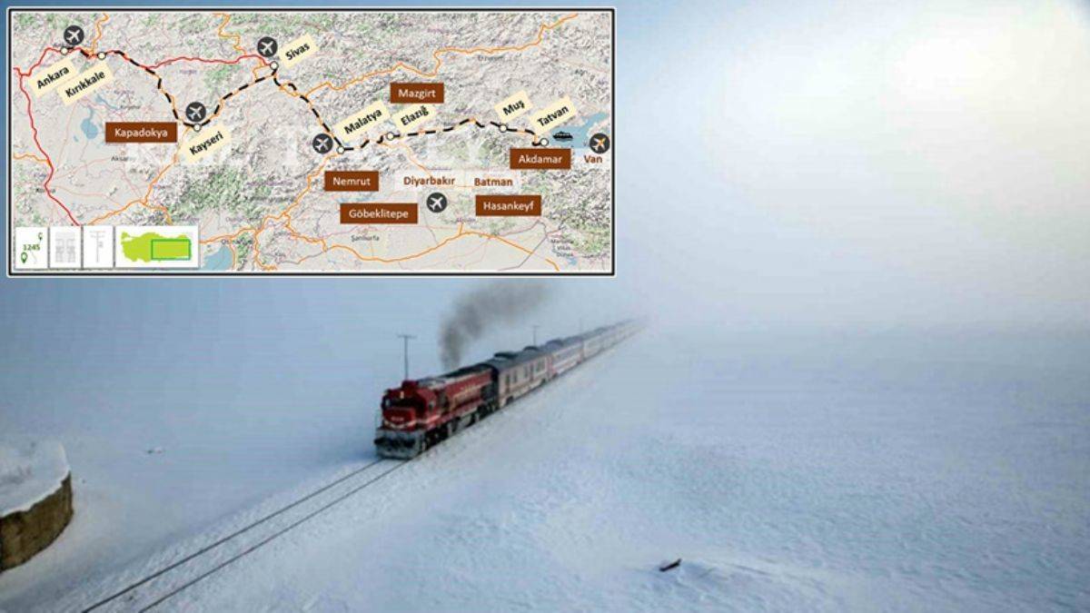 Van Gölü Ekspresi seferlerine başlıyor: Ankara-Tatvan arası tam 1352 km!