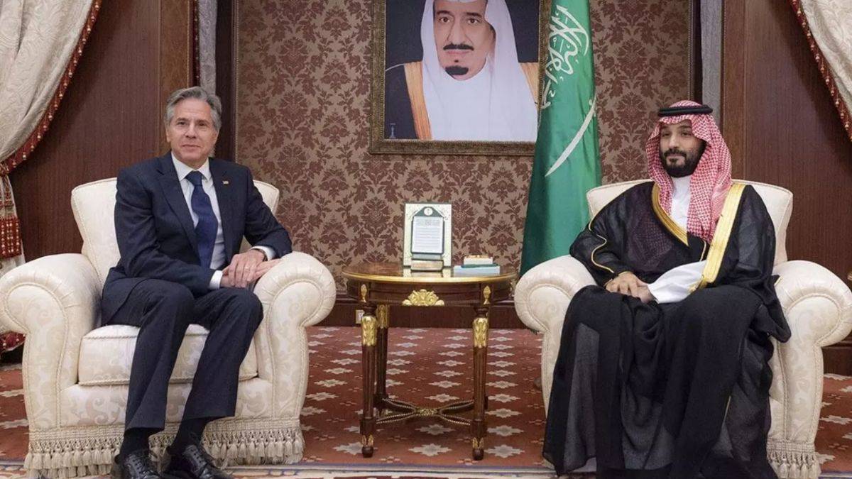 Blinken'ın Orta Doğu turu devam ediyor! Prens Selman ile Gazze'yi görüştü