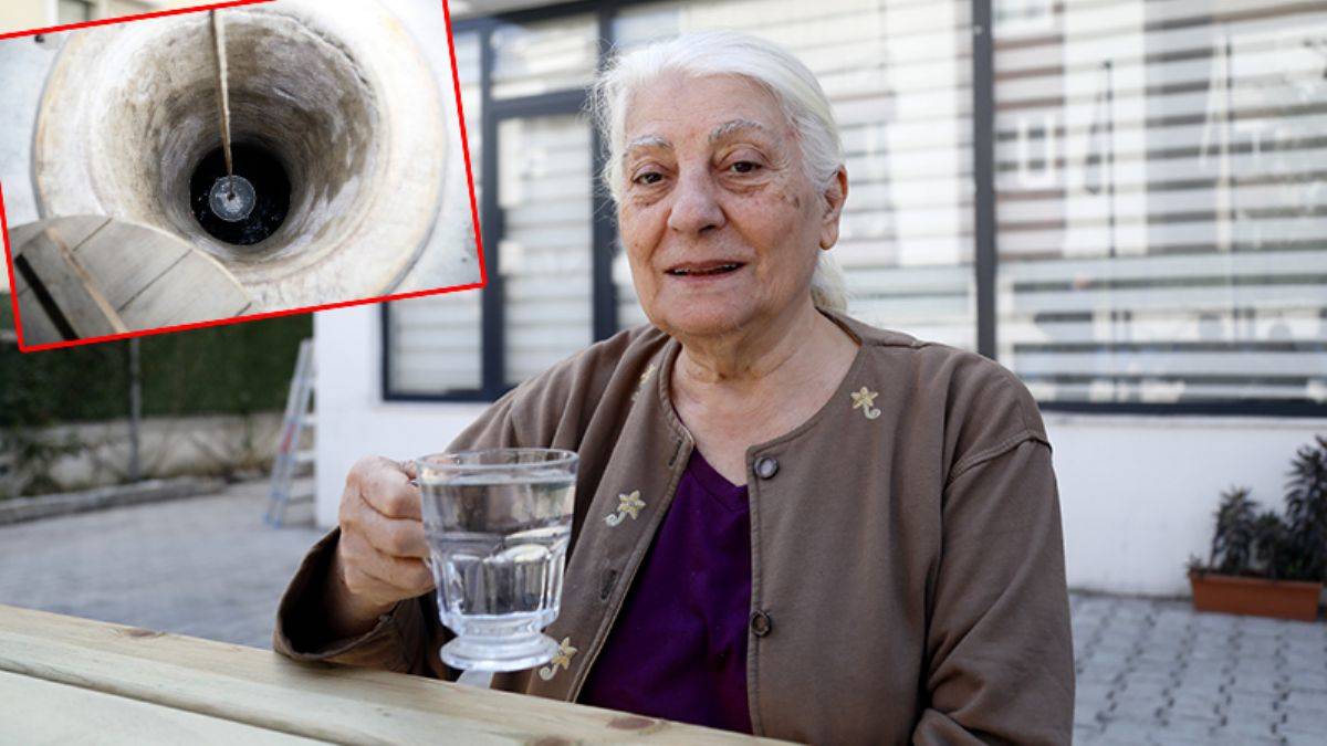 650 yıllık sarnıçta biriken yağmur suyundan vazgeçemiyor