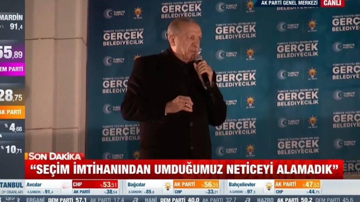 Erdoğan: Umduğumuz neticeyi alamadık